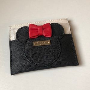 NWT Kate Spade Minnie Mouse Card Case